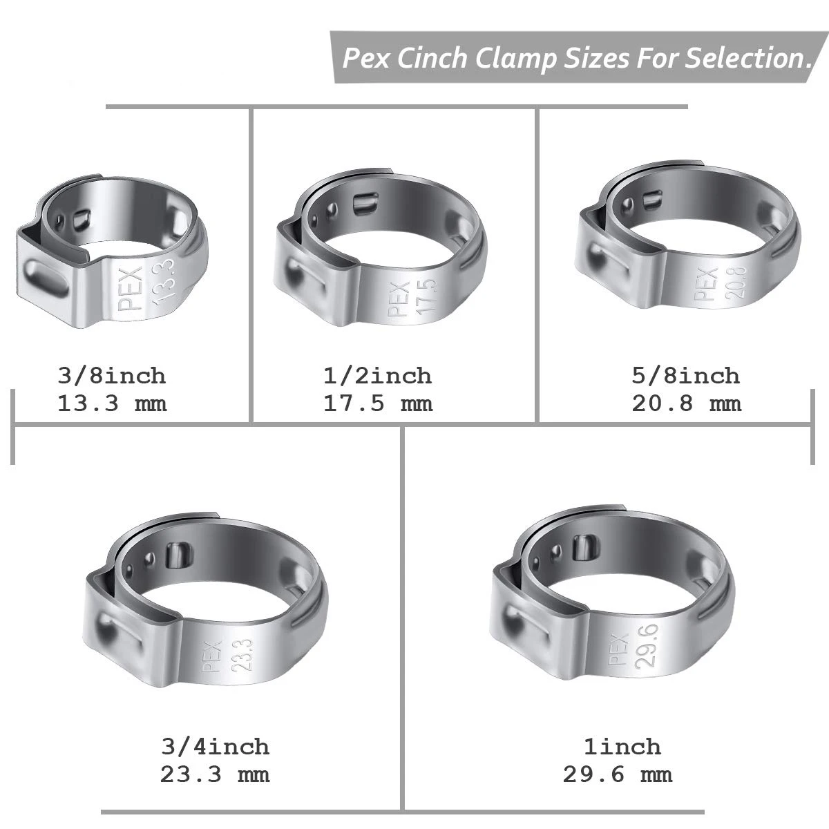 High quality stainless steel single ear clip at an affordable price