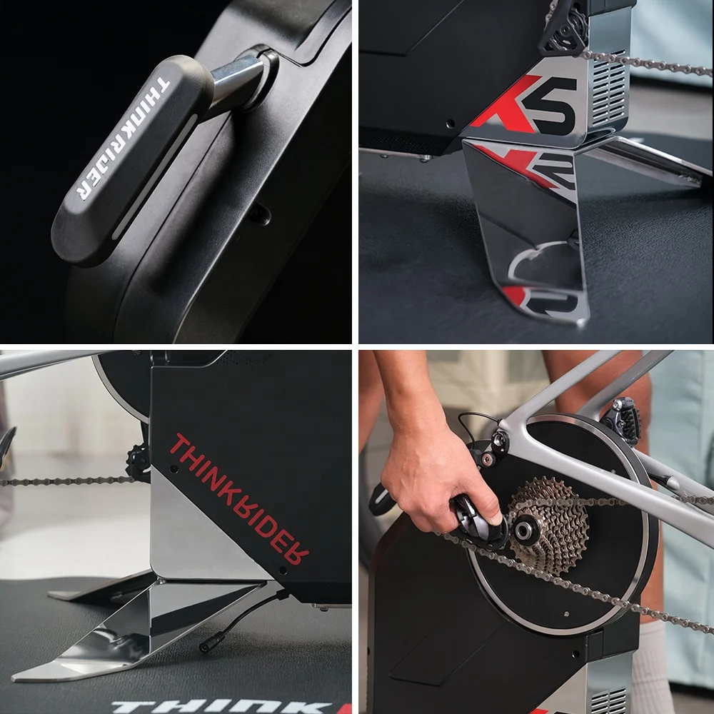 New ThinkRider X5 NEO Smart Bike Trainer MTB Road Bicycle home trainer Built-in Power Meter power meter Compatible with