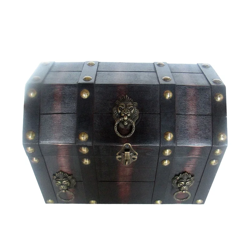 Lovely Vintage Wooden Treasure Chest Gift Packaging Treasure Chest Pirate Treasure Chest