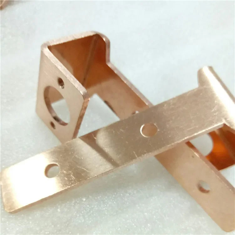 High-quality electrically grounded copper busbar/flat pure busbar connectors