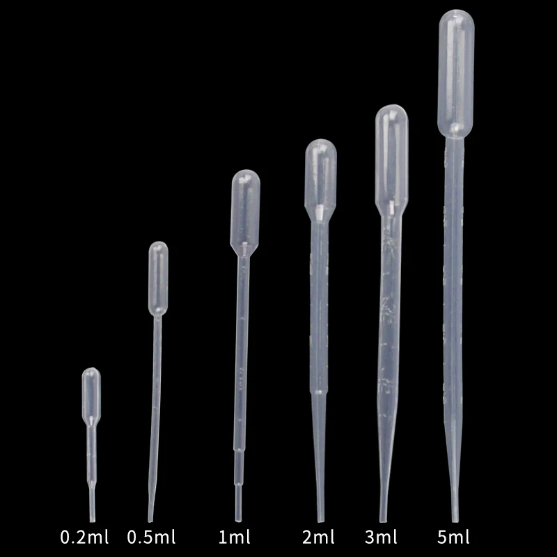 Transparent Sterile Disposable Pasteur Transfer Pipette 1ml 2ml 5ml 10ml Plastic Dropper