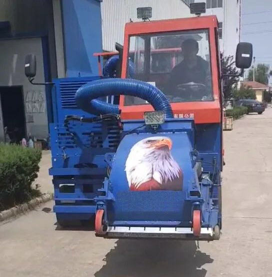 Vehicle mounted driving shot blasting machine Driving Type Horizontal Movable Floor Shot Blast Machine