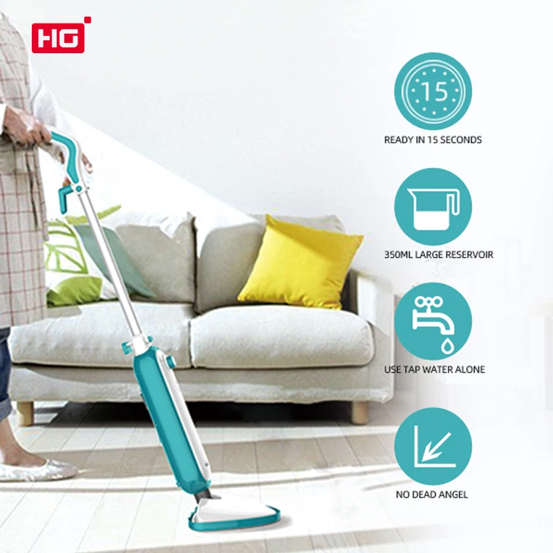 Household electric Replaceable head Multifunction Detachable Smart Living Floor Steam Mop Cleaner