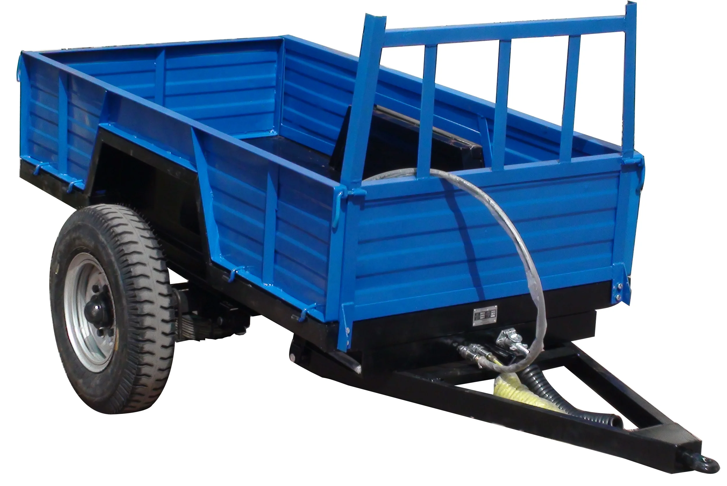 Factory produces 1.5 to 5 tons of agricultural dump trailers, single axle trailers