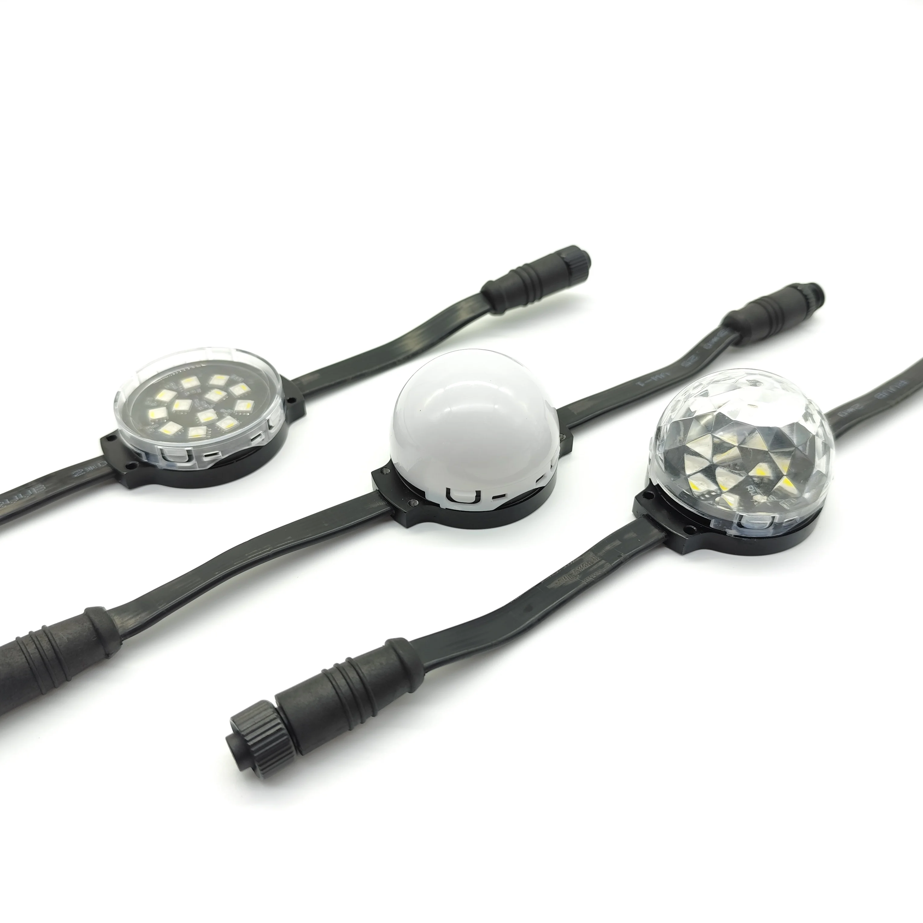 IP65 40mm 50mm DMX LED RGB RGBW Color Changing Christmas Holiday Pixel Point Light Micro Dot Light Facade Lighting 1.44W 24V