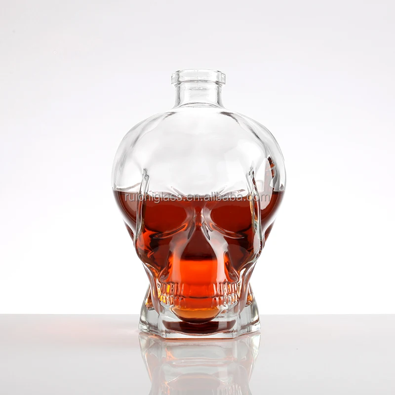 500ml Wholesale Oem/odm Super Flint Glass Spirit Liquor Rum Bottle