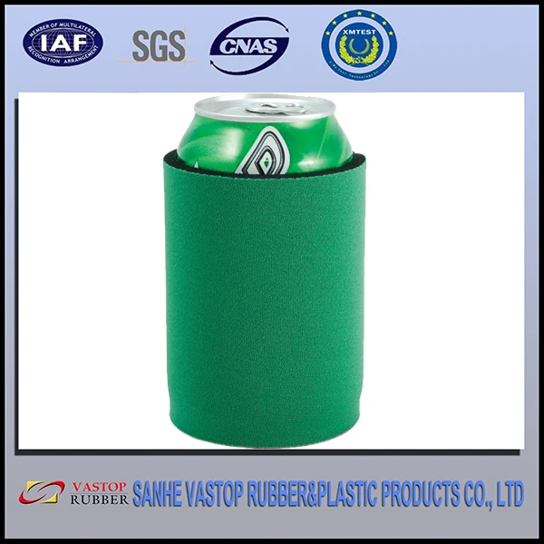 Wholesale folded Neoprene Foam can cooler Custom Beer 330ml Can Insulated with/without magnet Slim Can holder