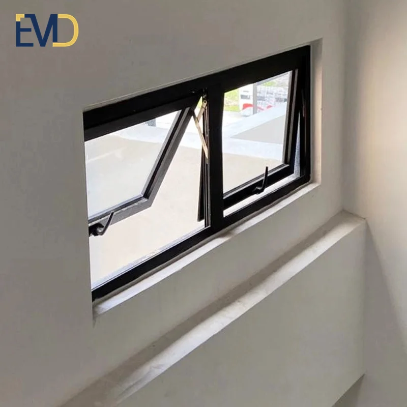 High quality villa exterior soundproof ventilation windows exterior balcony awning windows for house