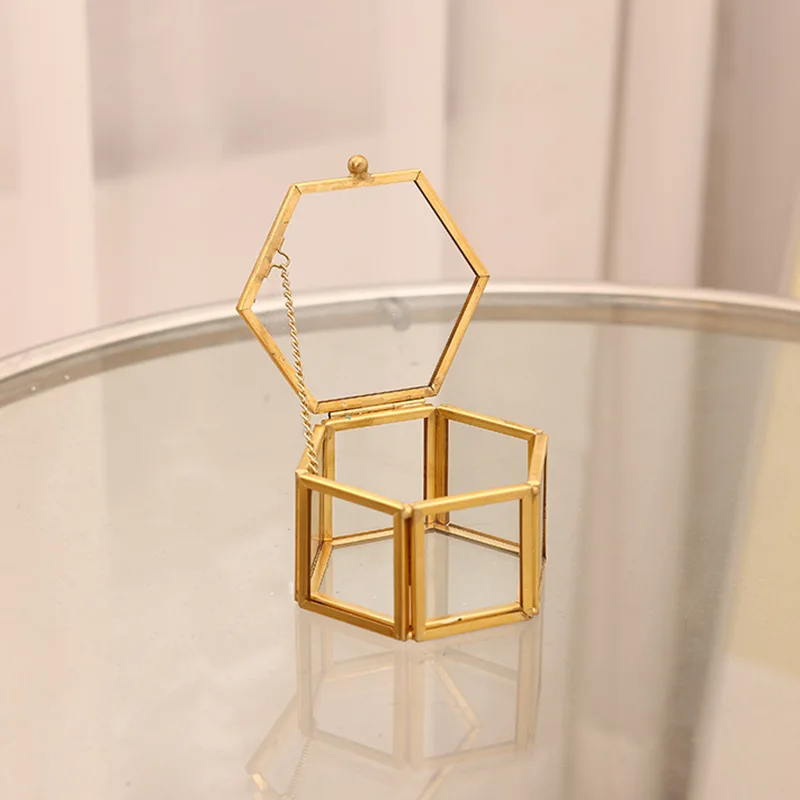 custom clear lid jewelry box with window