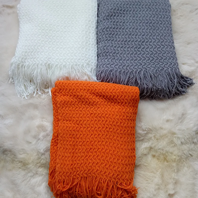 
2019 Simple Style Home Decor Shaggy Baby Scarf Blanket For Baby And Children 