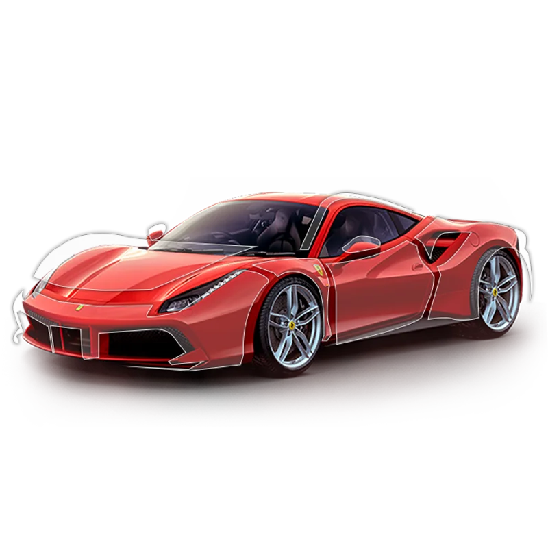 Прозрачная цветная матовая пленка 190 микрон для защиты поверхности от