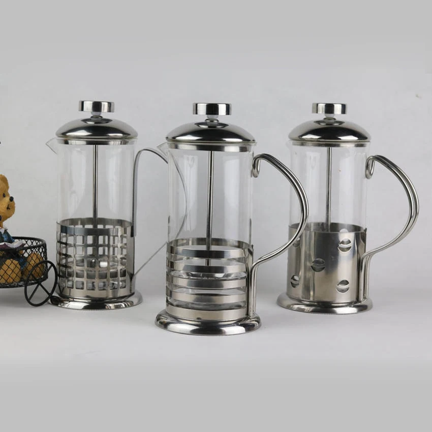 French Press Coffee Brewer Coffee Pot Coffee Maker Kettle 600 ML Stainless Steel Thermos Barista Tools