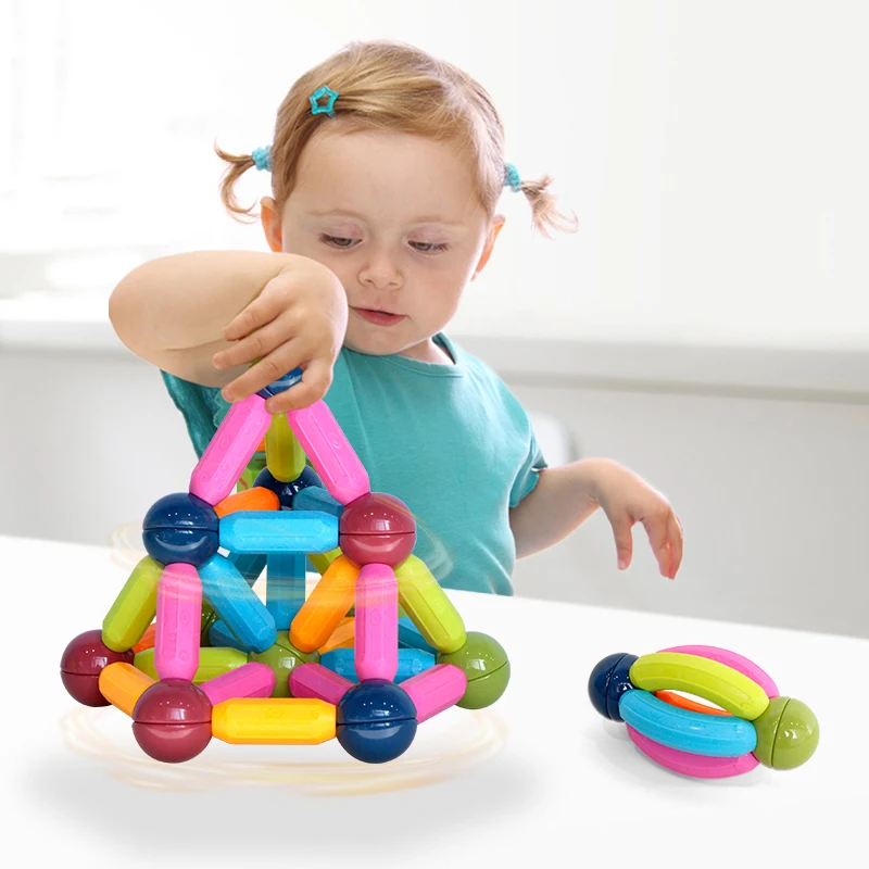 33 pcs trendy kids toys top selling latest toys 2023 new arrivals popular magnetic bloques de construccions for girls boys