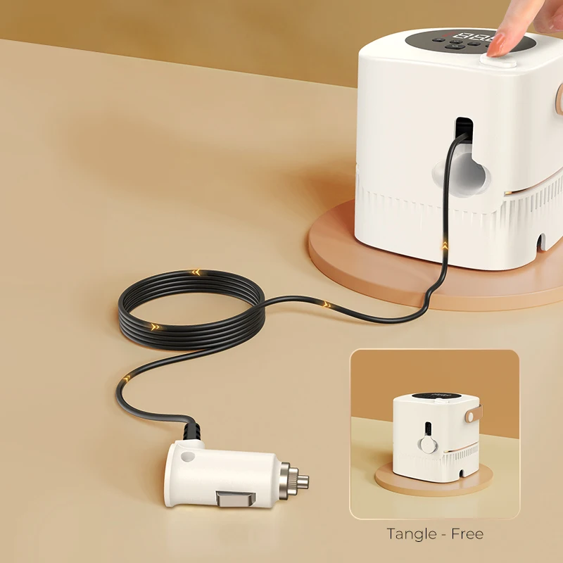 Portable Air Pump For Car Wheel Tire Home Bike Inflator Vacuum Digital Smart Pressure Car Air Pump