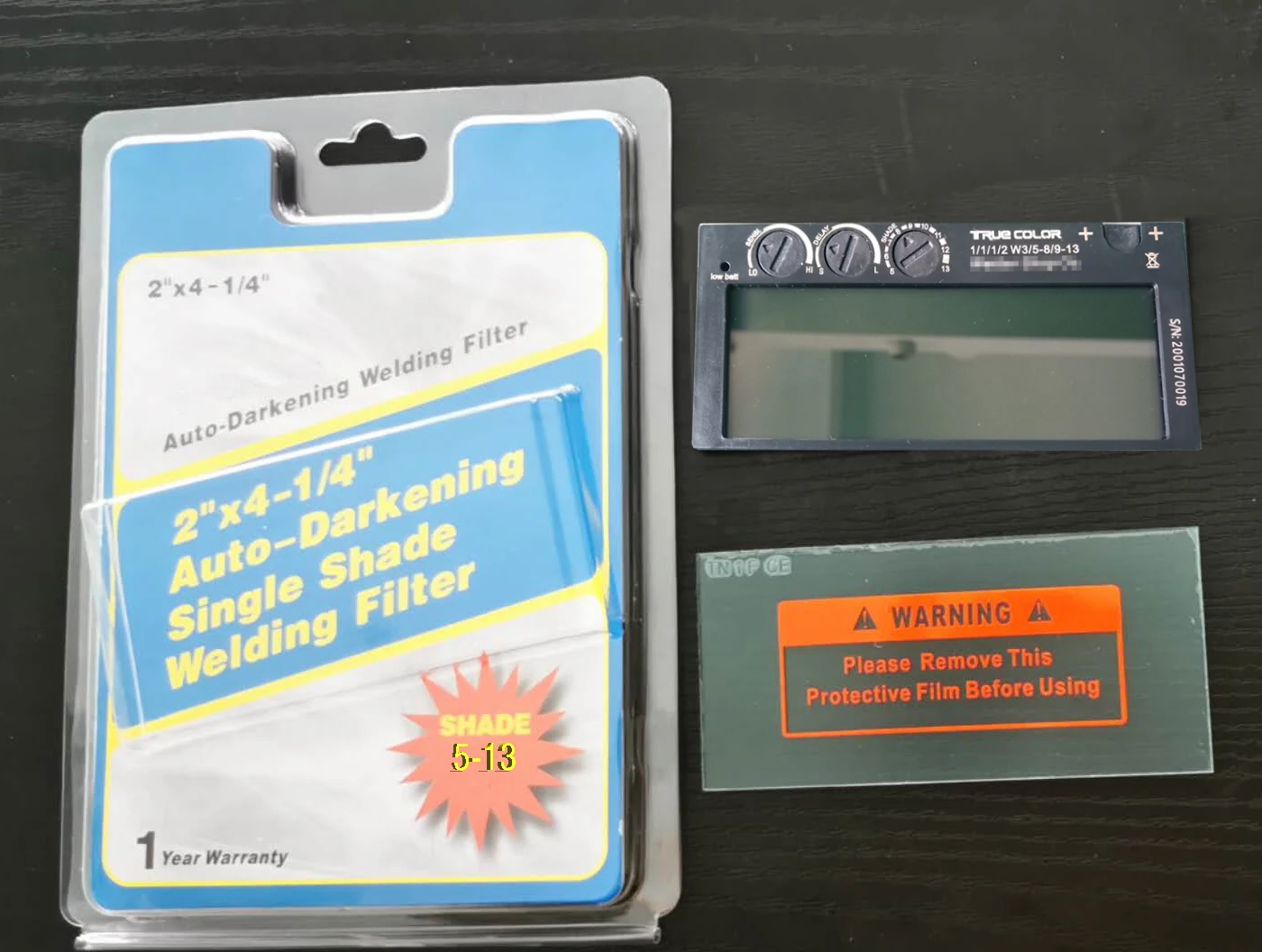 Certified high quality variable shade welding filter for TIG welder pipeline welding hood auto darkening welding helmets