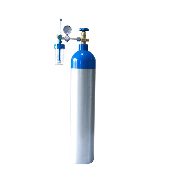 GOGO Medical Oxygen Cylinder Tank Aluminium Oxygen Gas Cylinder For Hospital And Home Use