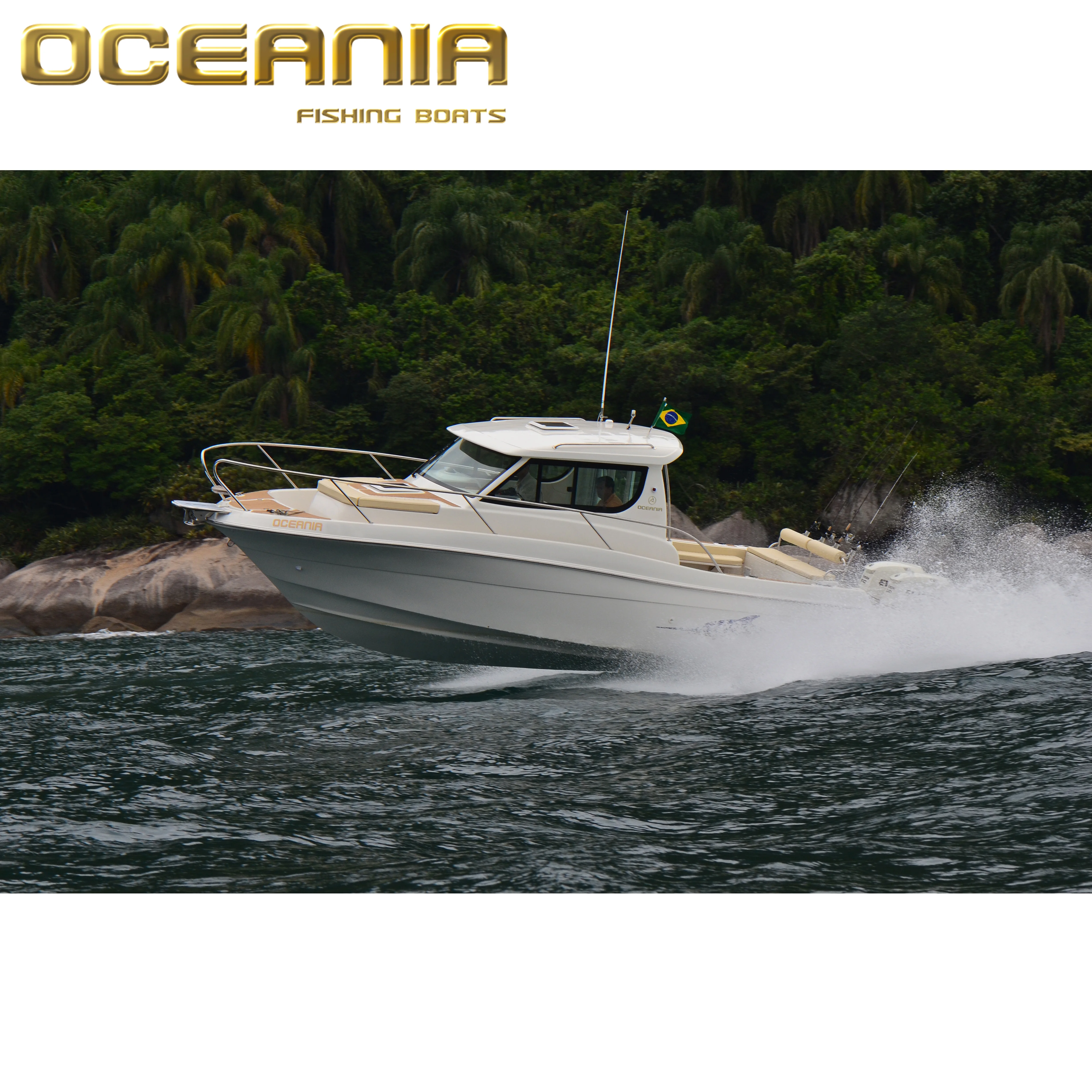 OCEANIA 32WA Luxury fiberglass fishing boat