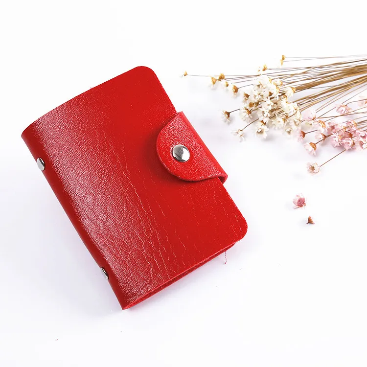 Customizable LOGO PU card cover multi-card document package anti-degaussing credit card document package Creative gift