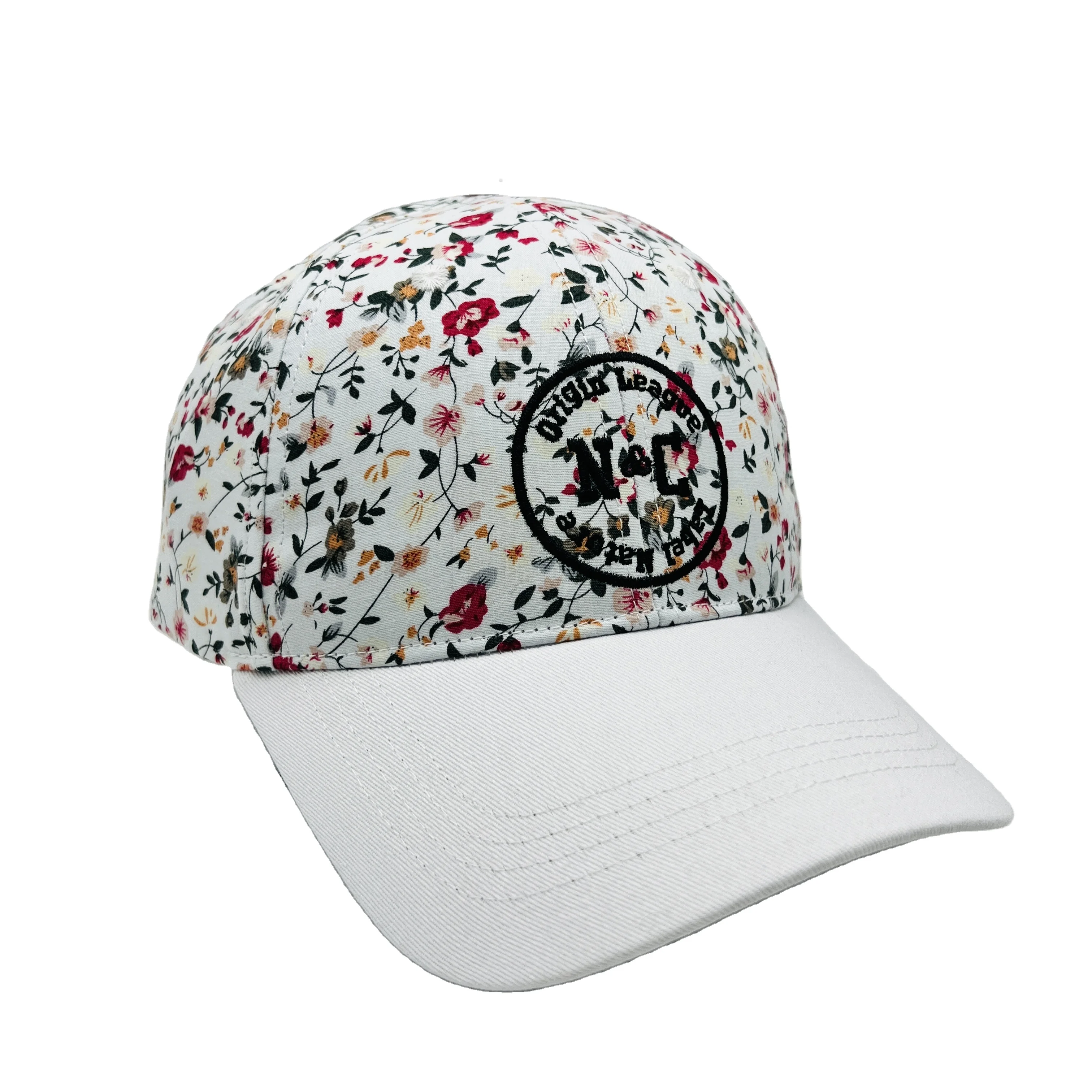 2024 New Flower Sublimation Printed Baseball Cap Sun Protection Fashion Commuting Everything