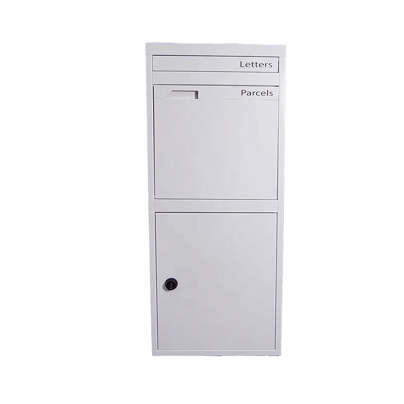 Outdoor New Design Back Outdoor Galvanized Steel Mail Letter Large Keter Parcel Box Drop Box