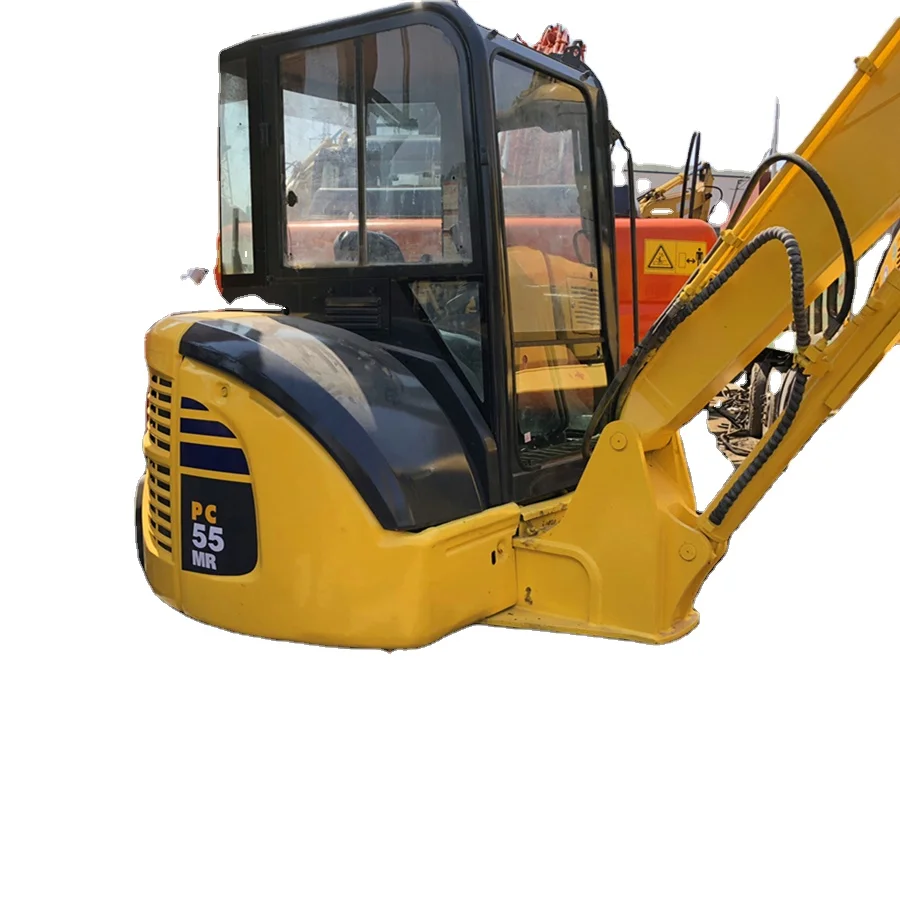  used hydraulic excavator original Komatsu pc55 secondhand track digger with 1 year warranty pc200 pc100