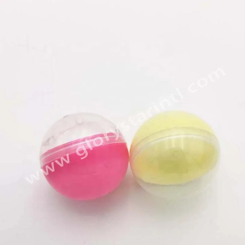 High Quality Eco-friendly PP material Colorful Candy 45mm Round Shape Gashapon Empty Ball for Vending Machine capsule ball