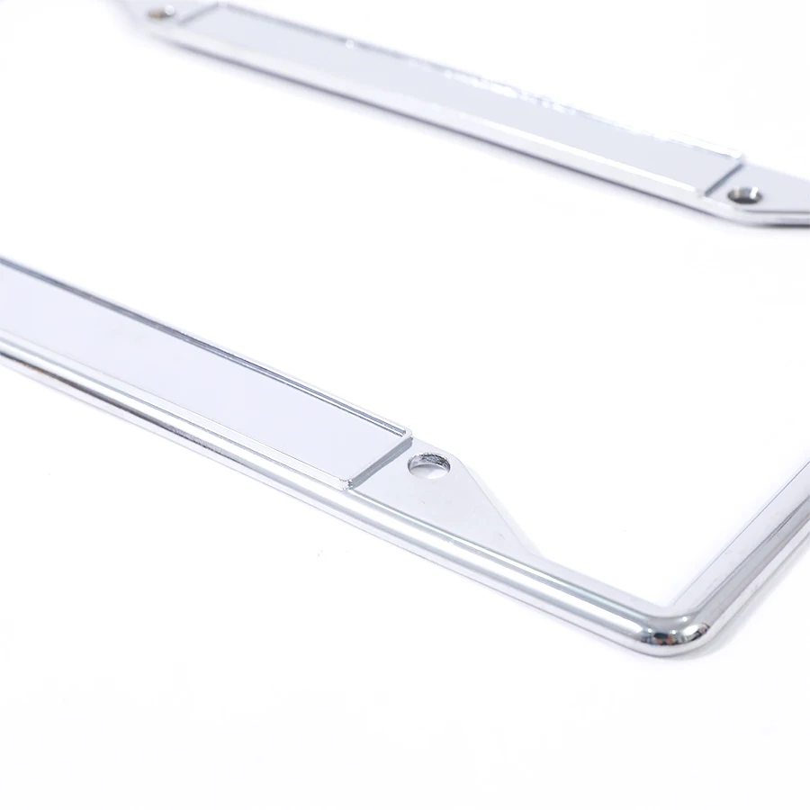Rhinestone License Plate Frame Carbon Fiber Custom Silicone License Plate Frame