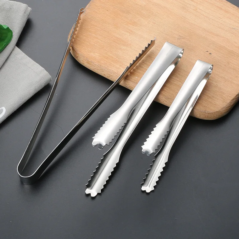 Wholesale Gold Color Stainless Steel Ice Cube Serving Tongs