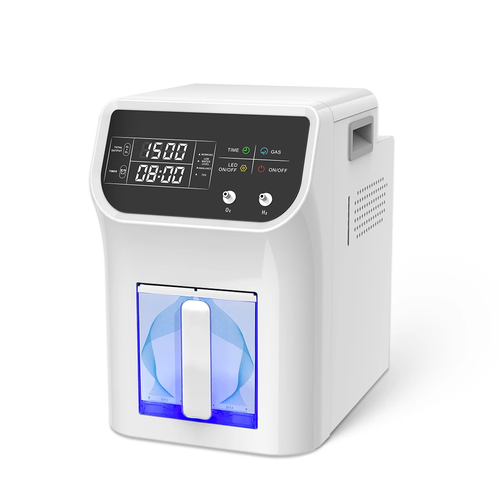 Cawolo 99.99% pure health hydrogen gas breathing machine PEM Hydrogen oxygen inhaler 900ML 1500ML 3000ML hydrogen generator