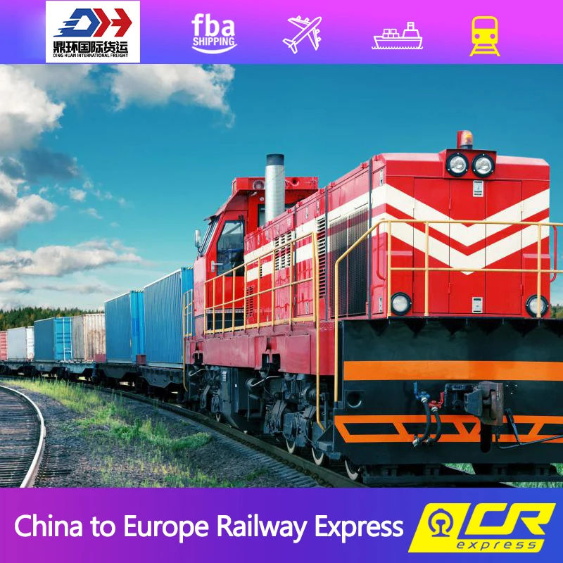 Railway cargo shipping cost bulk freight forwarder door to door service from Shenzhen China to Netherlands Europe by train