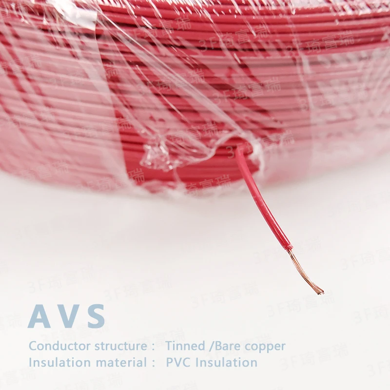 automotive car Wiring Cable AVSSX/AESSX AVX/AEX AV AVS AVSS CAVS CAV Thin-wall Insulation Hot-resistant 0.5mm AVSS Cable