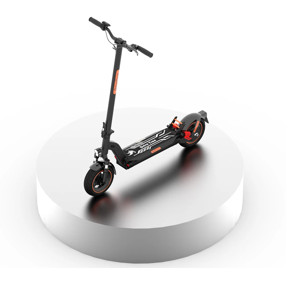DriveTron Factory Direct 10inch 40kmh Long Range Double Suspension Adult Foldable Electric Scooter 500w