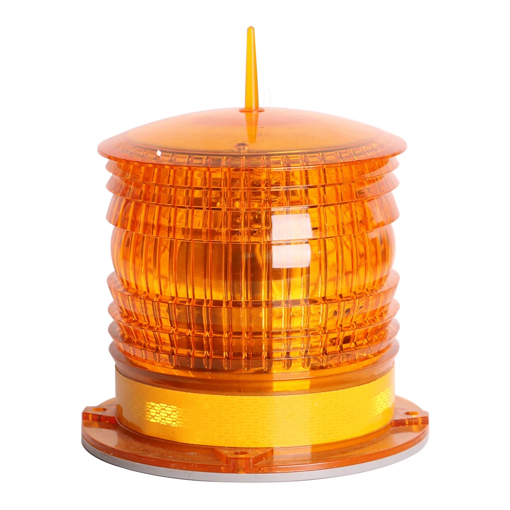 Solar Marine Lantern Led Solar Aviation Light Red Obstruction Beacons