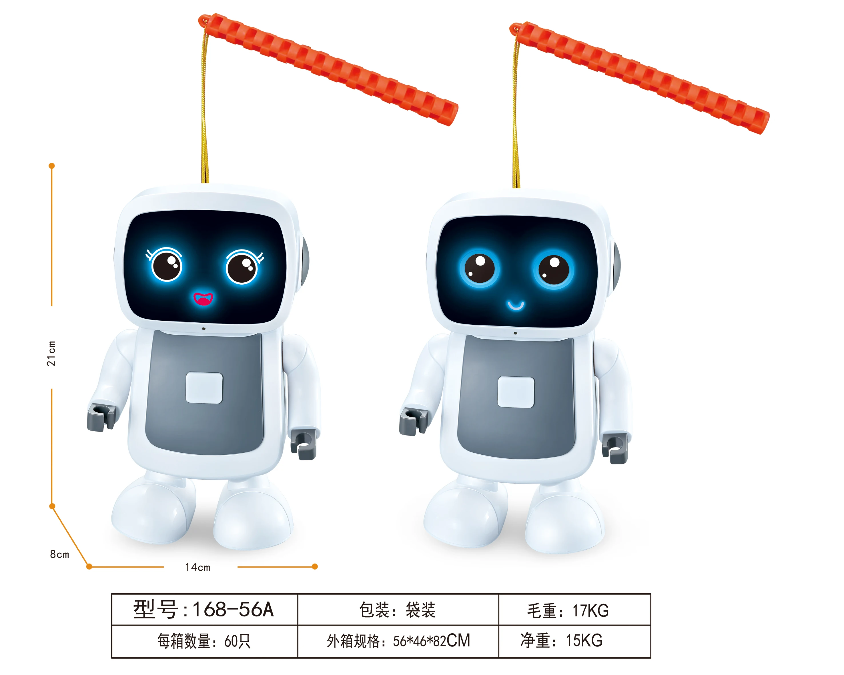 Kids Festival Light Toy Cartoon robot Portable Led Luminous Toy Festival Kids Hand Lantern Bubble Light Up Toy for kids