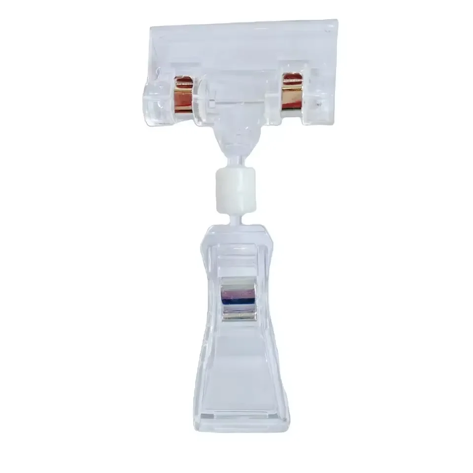 Hot Sale Supermarket Display Clear PP POP Clip Holder