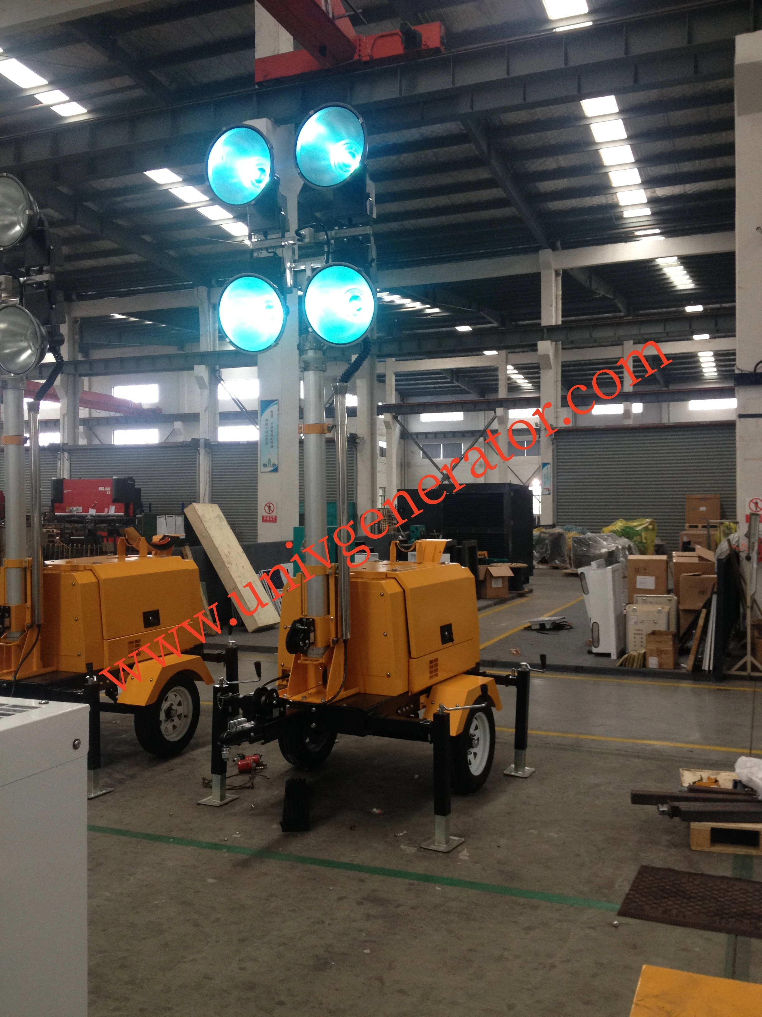 5kw Mobile Light Tower Diesel Generator