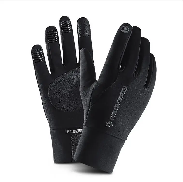 
Winter Waterproof Gloves Touch Screen Anti-Slip Zipper Gloves Men Women cycling Warm Fluff Comfortable Gloves 
