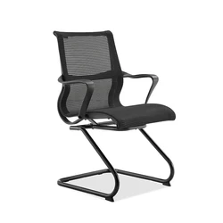 Rainbow Best Selling Black Mesh Computer Executive Ergonomic Furniture No Wheels Office Chair