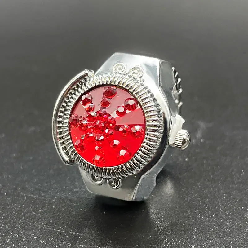 Wholesale Luxury Free Size Rings Quartz Watches Women Men Couple Ring Watch Ladies Fashion Clock relojes