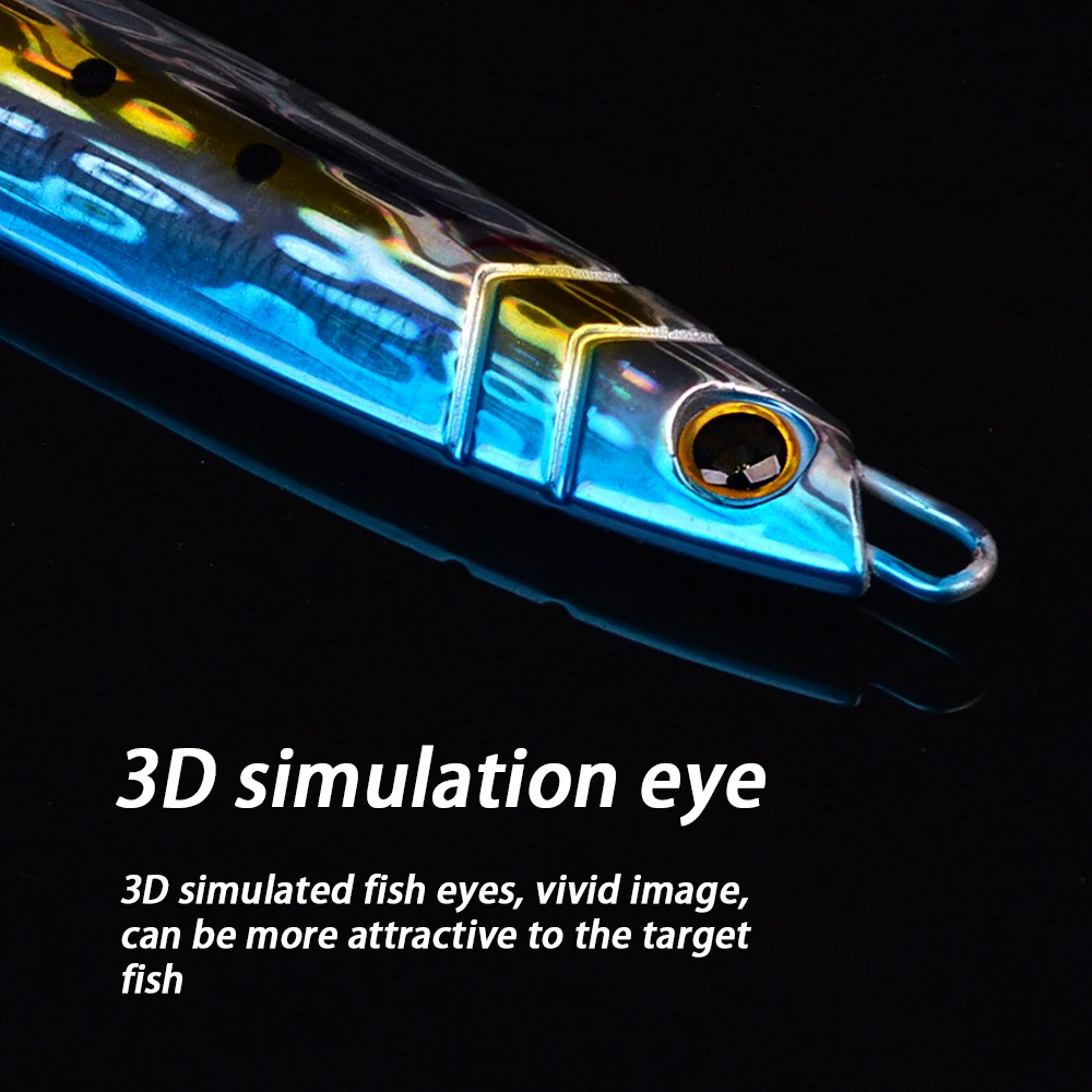 3D UV printed 150g 200g saltwater fishing metal jig lure artificial bait slow fall pitch jigging jig lure artificial bait lure