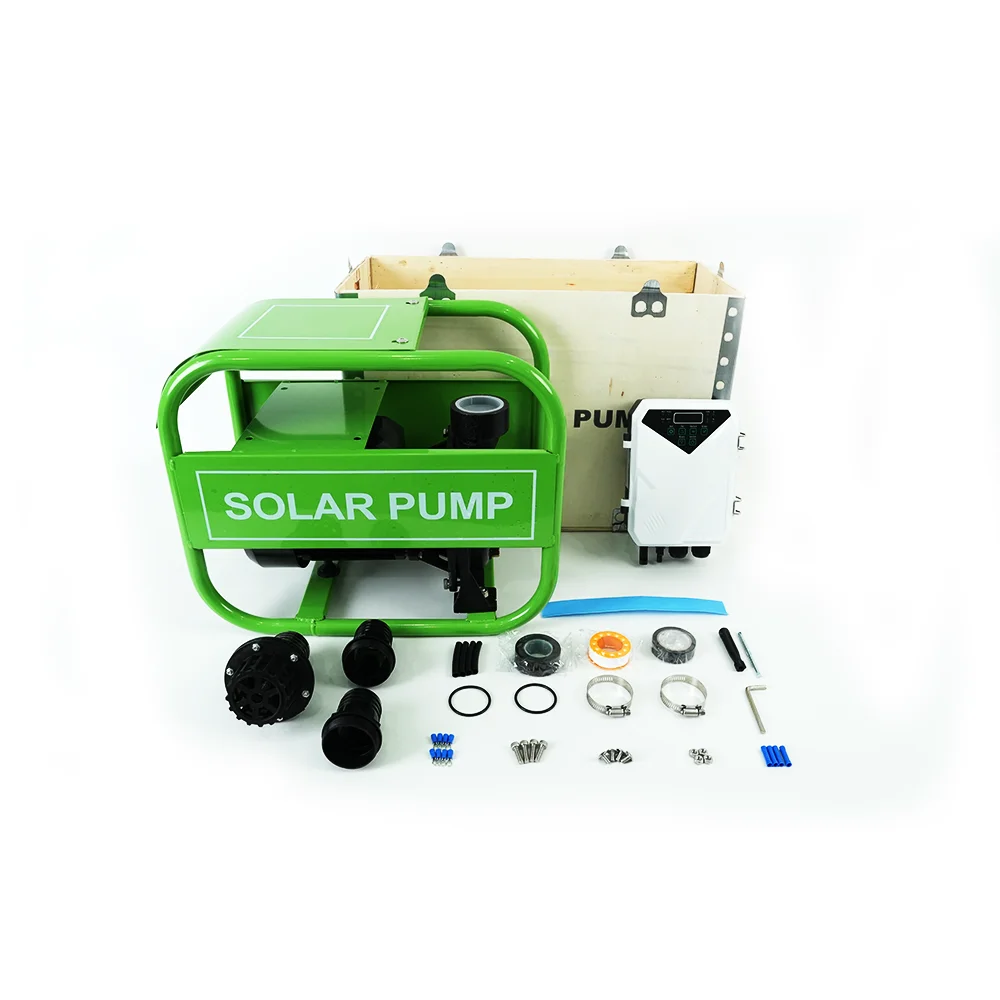 Amazing 2024 Hot Selling Surface Irrigation 550w 750w 1100w 1500w 2200w High Pressure High Power Solar Water Pump