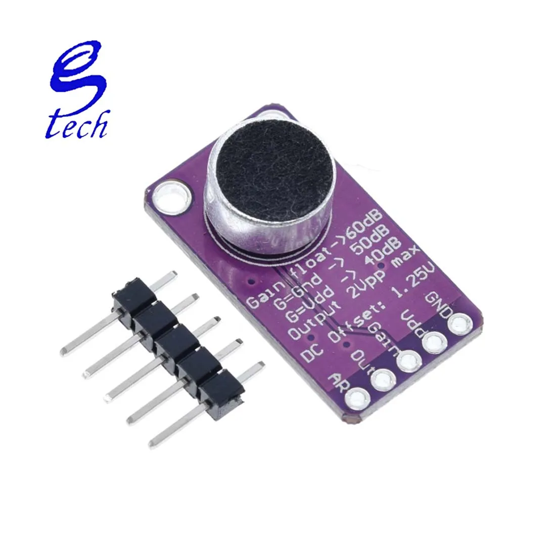MAX9814 Microphone Amplifier Module MIC Microphone Sound Amplifier Sound sensor Module  MAX9814