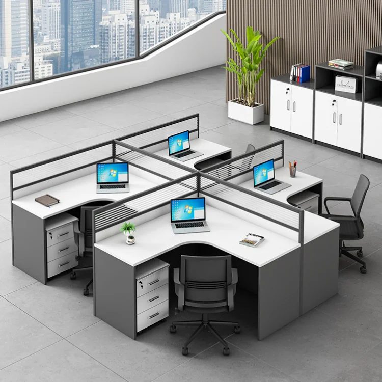 Call Center Cubicle Office Workstation Office Furniture  Modular Office Table For Project