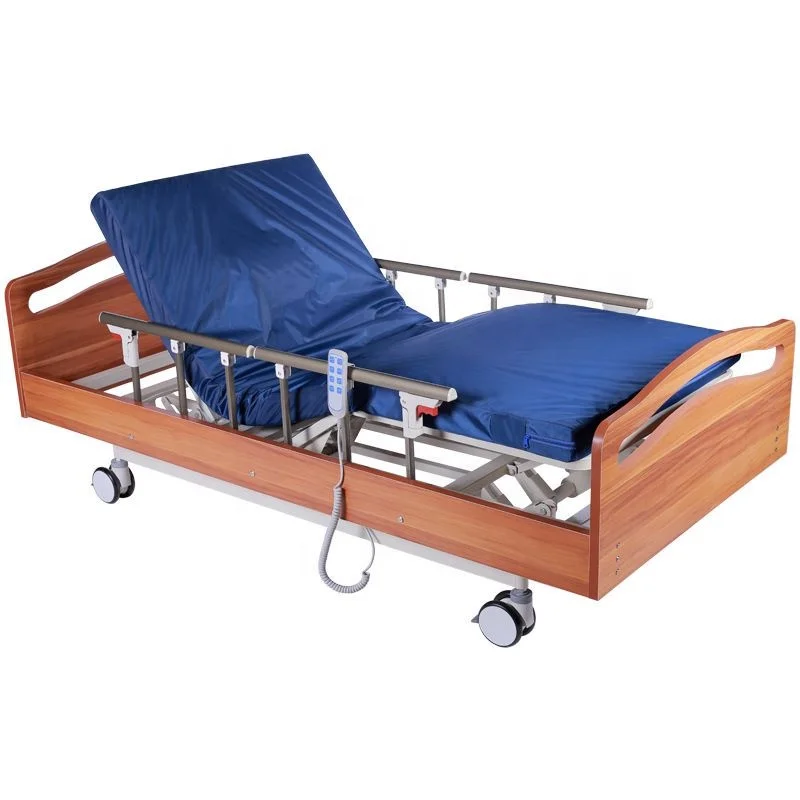 Cheap Price Hospital Equipment ABS A7 Economic Solid Flat Hospital Bed Medical Bed with the Punched Plate
