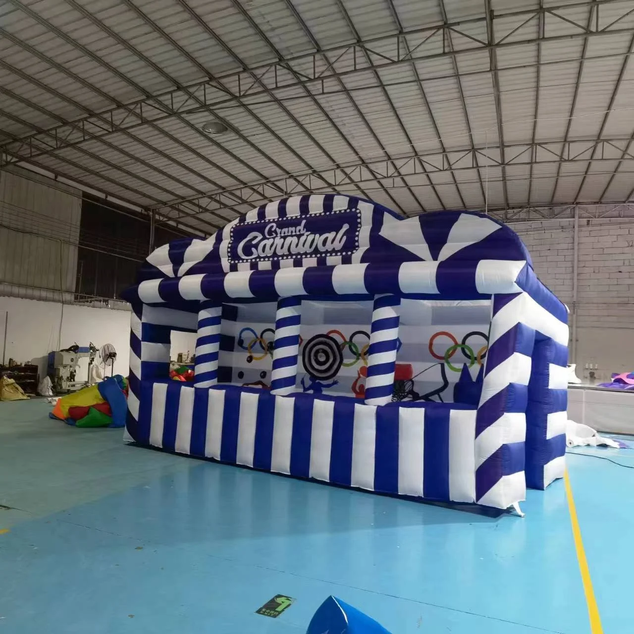 2024 hot sale inflatable le go sport game with 0.55mm PVC PLATO tarpaulin best quality