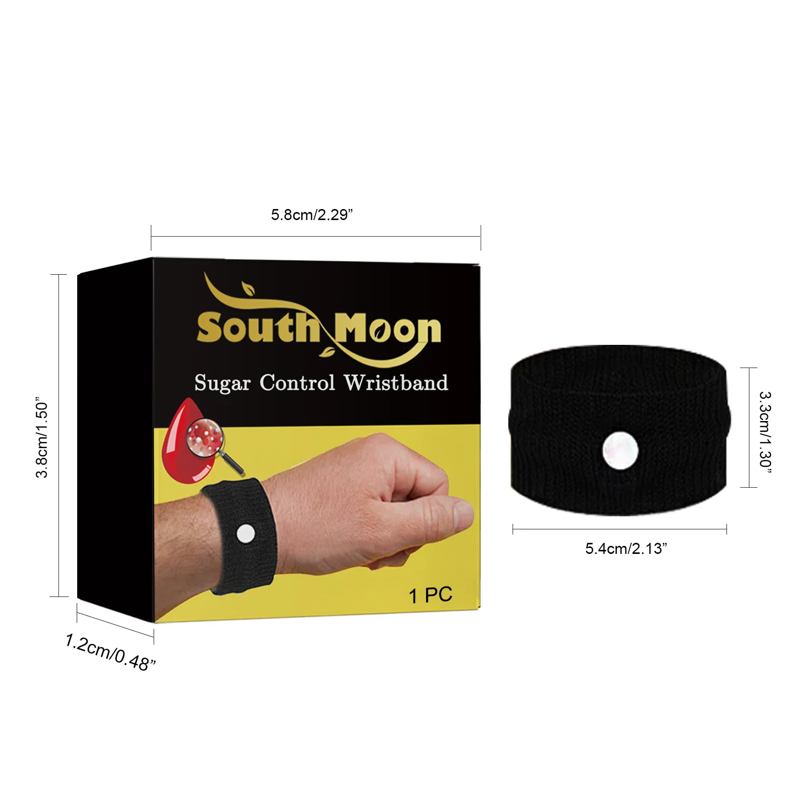 Manage Blood Sugar Levels with Insulin Production Enhancement Sugar Control Wristband Body Care Product