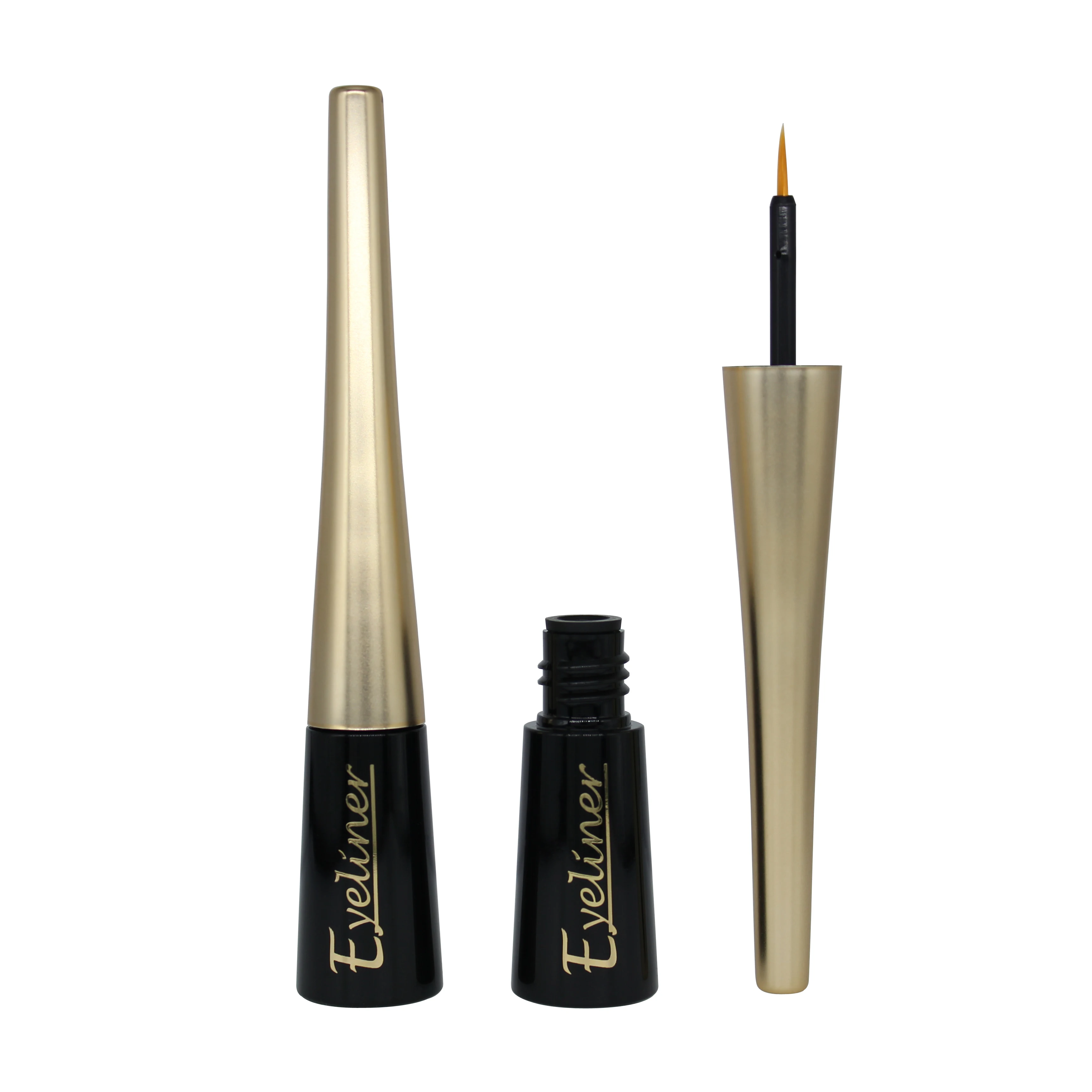 Флакон для подводки глаз, жидкая пустая трубка, контейнер для подводки глаз для макияжа, OEM контейнер для подводки глаз, бесплатные образцы, круглые пластиковые 3,5 мл