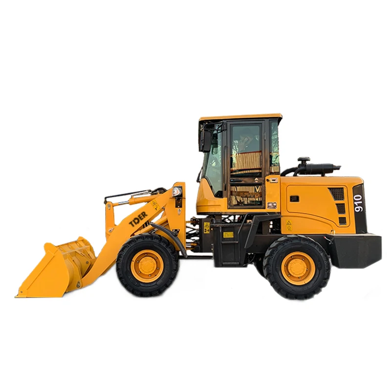 TDER 7 day fast shipping low price 1t 1 1.5 1.8 2 2.5 2.8 3 ton front loader mini loader small wheel loader in stock for sale