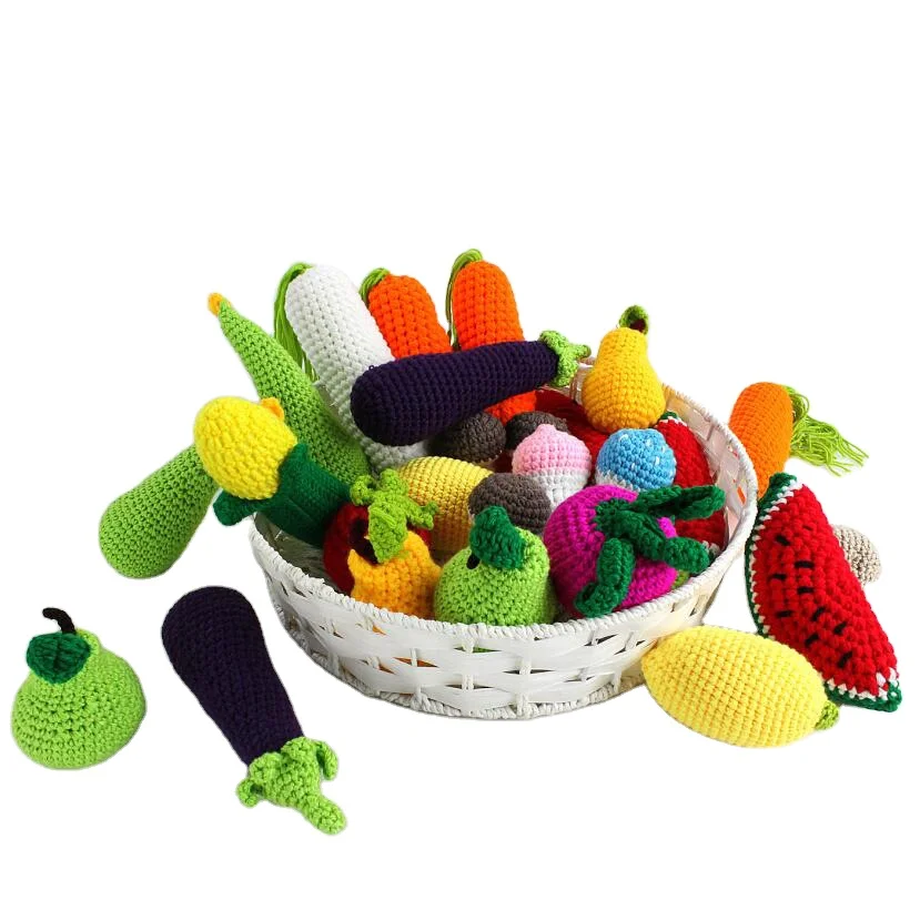 Newborn Wool Hand Hook Photography Toys a Variety Of Creative Fruit And Vegetable Ornaments