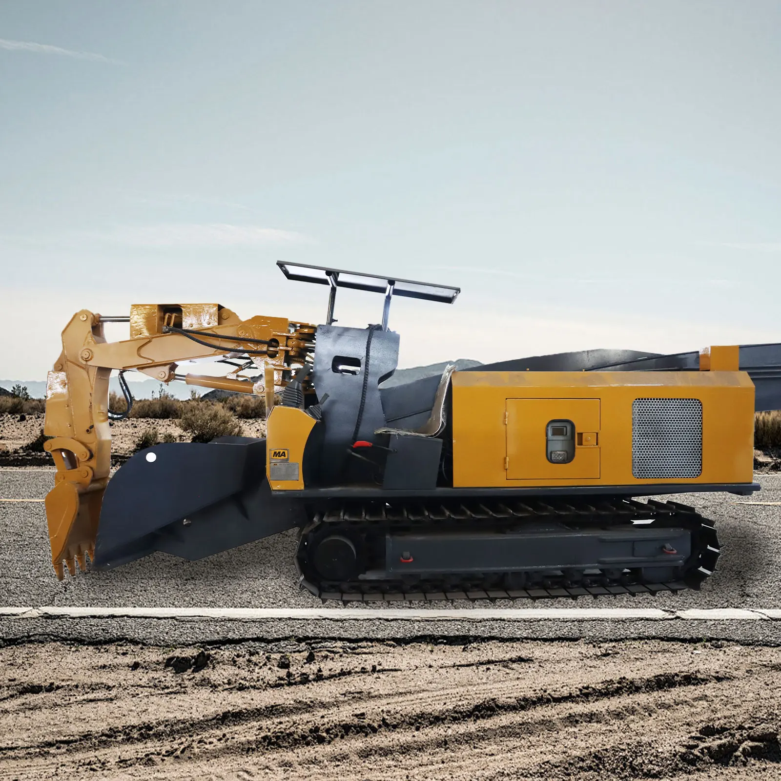 Compact and Practical Haggloader Easy-to-Operate Tunnel Mucking Loader